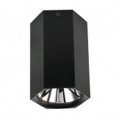 Потолочный светодиодный светильник Favourite Hexahedron 2396-1U,LED,12Вт,черный