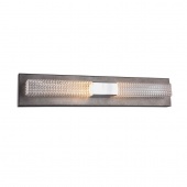 Настенный светодиодный светильник Favourite Groove 2082-2W,LED,10Вт,серебро