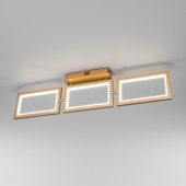 Потолочный светодиодный светильник Eurosvet 90223/3 матовое золото