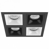 Комплект из светильников и рамки Domino Lightstar D54706070607