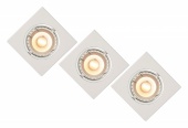 Комплект из 3 встраиваемых светильников Lucide Focus 11002/15/31