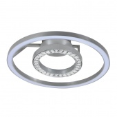 Потолочный светодиодный светильник Favourite Sanori 2593-2U,LED,48Вт,серебро