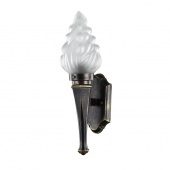 Уличный настенный светильник Favourite Fackel 1803-1W,E27,белый