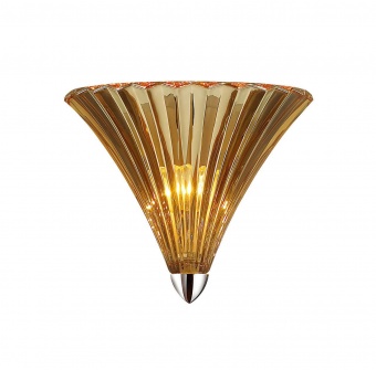 Настенный светильник Favourite Iris 1697-1W,E14,оранжевый